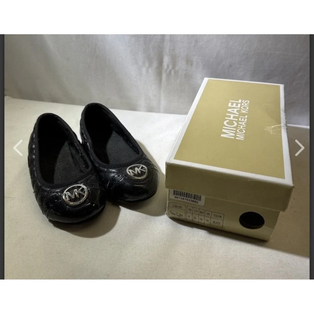 Michael Kors Little Girl Shoes Ballerina Flats Size 8